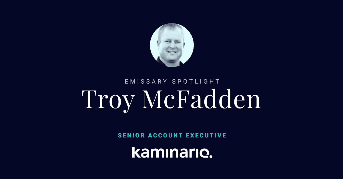 Kaminario’s Troy McFadden review on new strategic selling