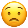 Worried emoji