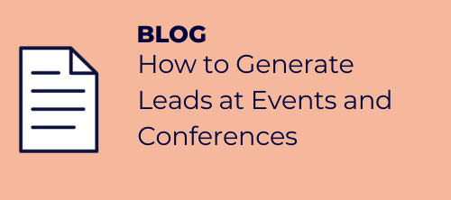 generate events and conferences leads blog cta